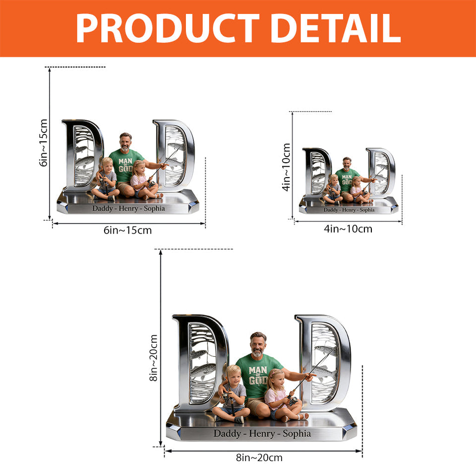 Luxury Dad & Hobby - Personalized Father Custom Shaped Acrylic Plaque