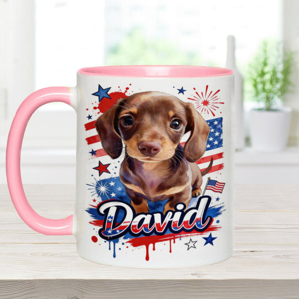 Love Dog - Personalized Dog Accent Mug