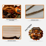 Welcome Fall - Personalized Dog Custom Shaped Wood Sign
