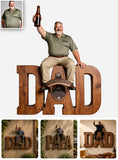 One More Beer - Personalized Father Wall Bottle Opener