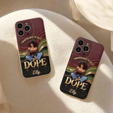 Happy Juneteeth, Black History, Black Pride - Personalized African American 3D Embossed Leather Phone Case