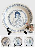 Custom From Any Photo - Personalized Mother Ceramic Round Plate