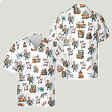 Reel Cool Dad - Personalized Fishing Hawaiian Shirt