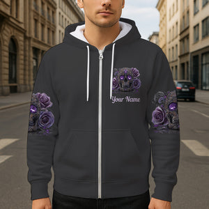 Sparkle Skull - Personalized Skull All Over Shirt