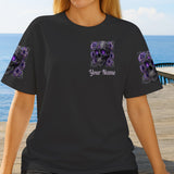 Sparkle Skull - Personalized Skull All Over Shirt