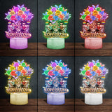 Love Is Love - Personalized LGBT Support Shaped Plaque Light Base