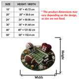 Football Lover - Personalized Football Non-Slip Tufted Rug