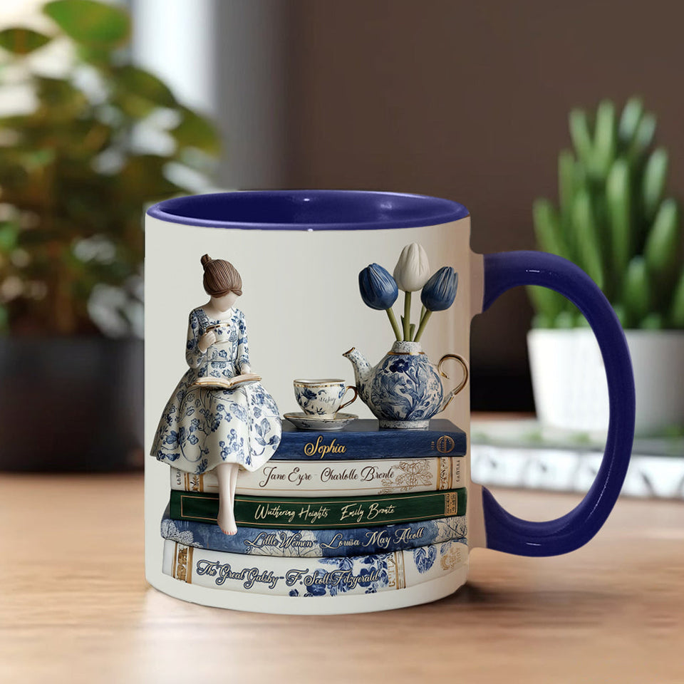 Love Books - Personalized Book Accent Mug
