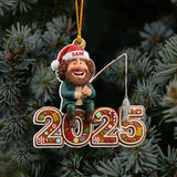 Fishing Mascot Gift - Personalized Fishing Ornament