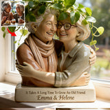 Grow An Old Friend - Personalized Bestie Acrylic Pot