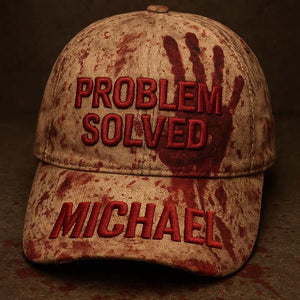 Problem Solved - Personalized Horror Character Classic Cap