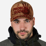 Problem Solved - Personalized Horror Character Classic Cap