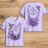 Fight Against Alzheimer, Alzheimer Awareness Gift - Personalized Alzheimer Awareness Fully Printed V-Neck T-Shirt