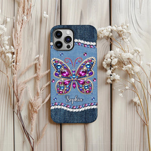 Beautiful Butterly - Personalized Butterfly Full Print Phone Case