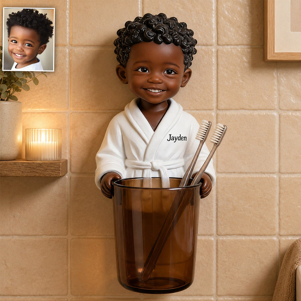 Brush Buddy - Personalized Kid Toothbrush Brush Holder