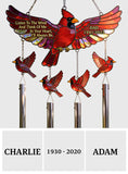 Hear The Wind - Personalized Memorial Wind Chime With Charm