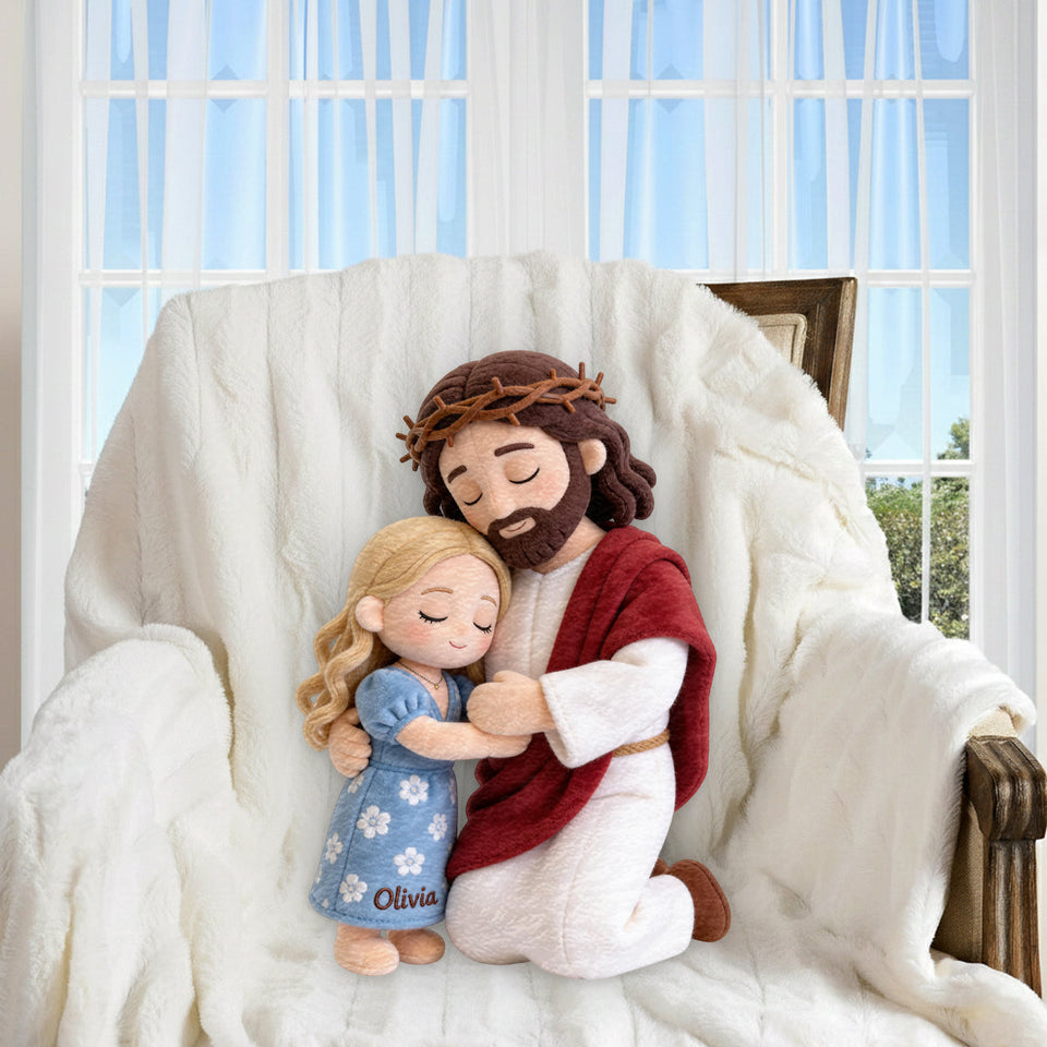 Christian Comfort - Personalized Christian Premium Faux Fur Pillow