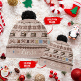 Sewing Machine & Thread Spool - Personalized Sewing Beanie Hat