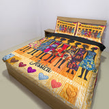 They Not Like Us - Personalized Juneteenth Bedding Set