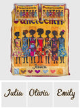 They Not Like Us - Personalized Juneteenth Bedding Set