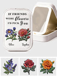 Bestie Birthflower - Personalized Bestie Jewelry Box With LED Mirror