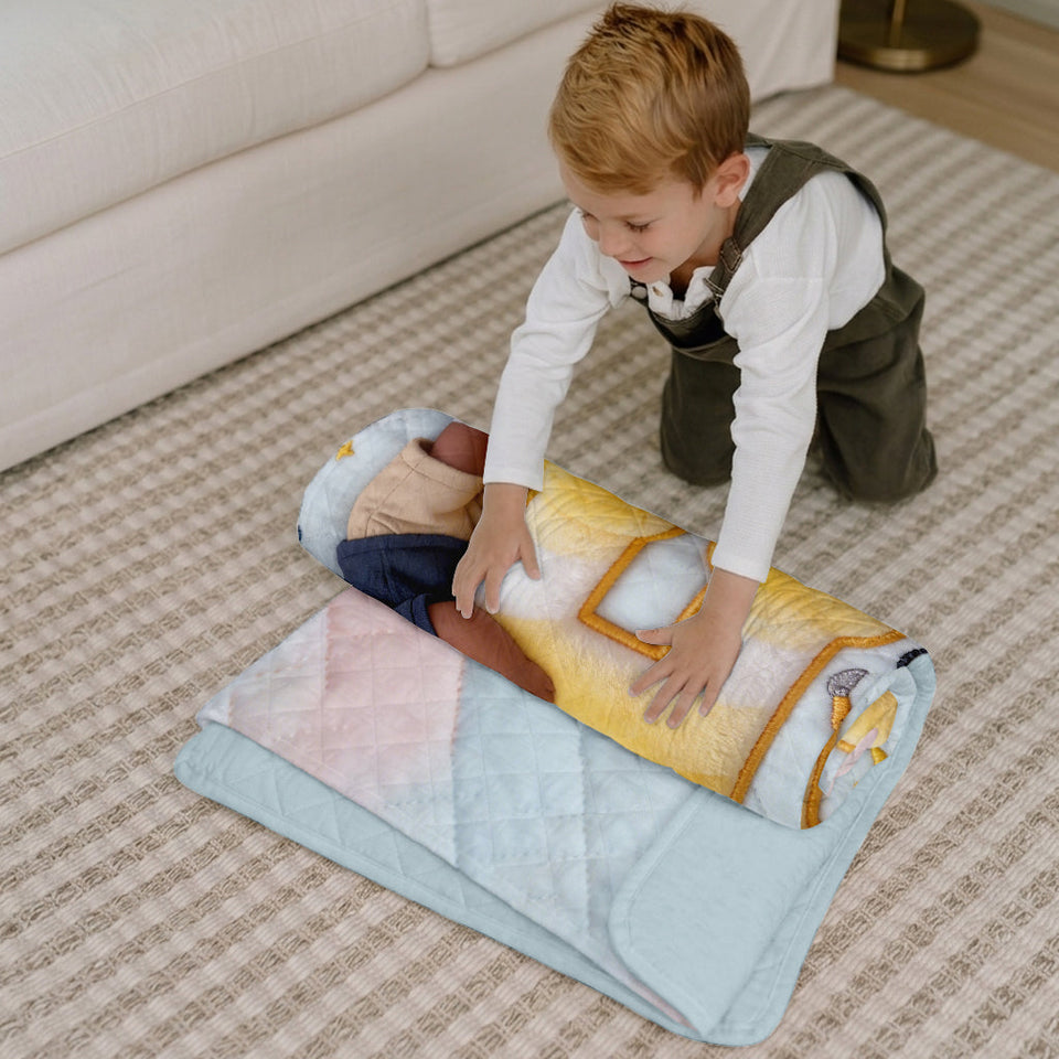 Good Night - Personalized Kid Nap Mat