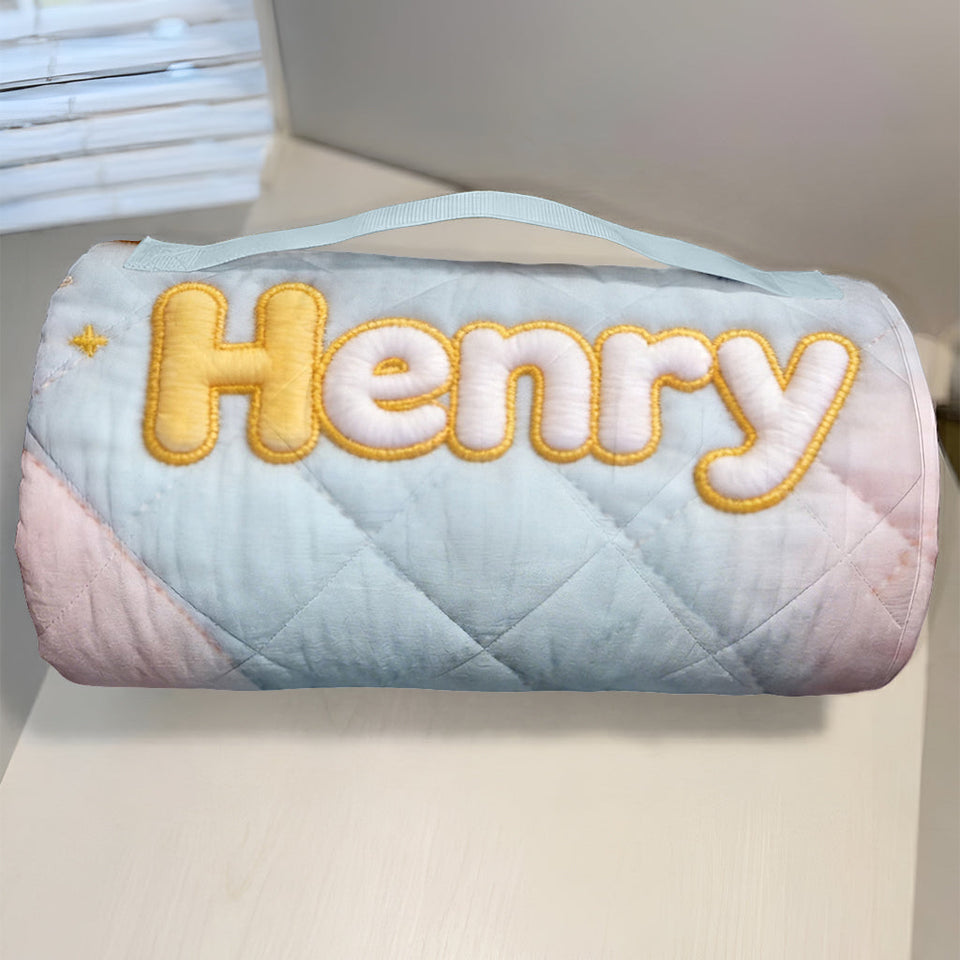 Good Night - Personalized Kid Nap Mat