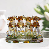 We Love You - Personalized Mother Custom Shaped Acrylic Plaque