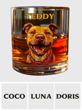 Custom Painted Pet's Photo - Personalized Dog Whiskey Glass