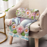 I Love You - Personalized Mother Blanket