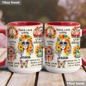 Hippie Soul - Personalized Hippie Accent Mug