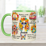 Hippie Soul - Personalized Hippie Accent Mug