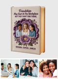 Custom From Photo, Flower - Personalized Colleague Leather Journal