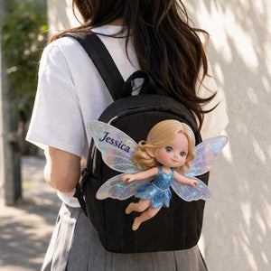 The Fairy - Personalized Kid Changeable Leather Patch Backpack