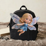 The Fairy - Personalized Kid Changeable Leather Patch Backpack