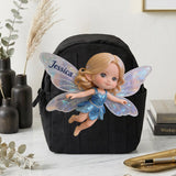 The Fairy - Personalized Kid Changeable Leather Patch Backpack