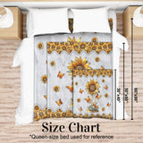 Beautiful Sunflower Gift For Mom, Grandma - Personalized Mother Blanket