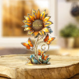 Beautiful Sunflower Gift For Mom, Grandma - Personalized Mother Custom Shaped Acrylic Plaque