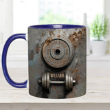 No Pain No Gain - Personalized Fitness Accent Mug