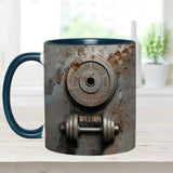 No Pain No Gain - Personalized Fitness Accent Mug