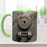 No Pain No Gain - Personalized Fitness Accent Mug