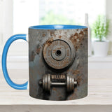 No Pain No Gain - Personalized Fitness Accent Mug