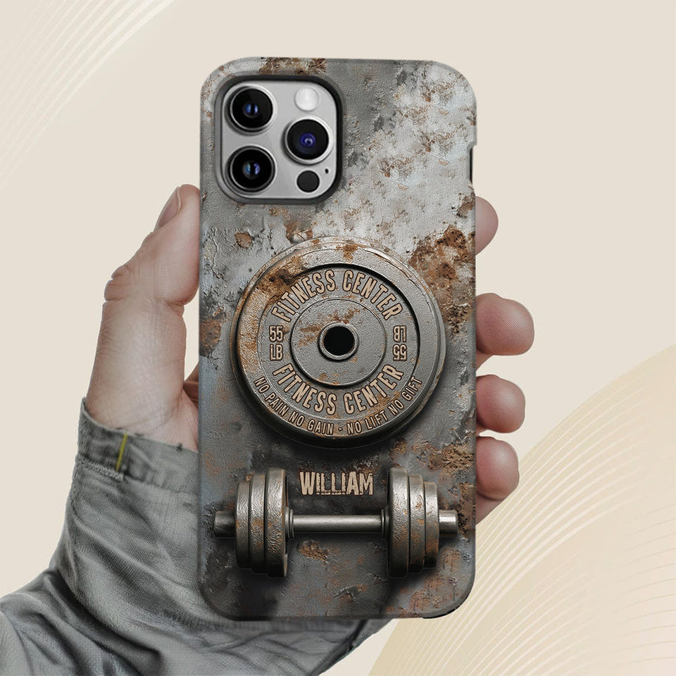 No Pain No Gain - Personalized Fitness Full Print Phone Case