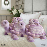 To my Granddaughter - Personalized Kid Faux Fur Shaped Pillow
