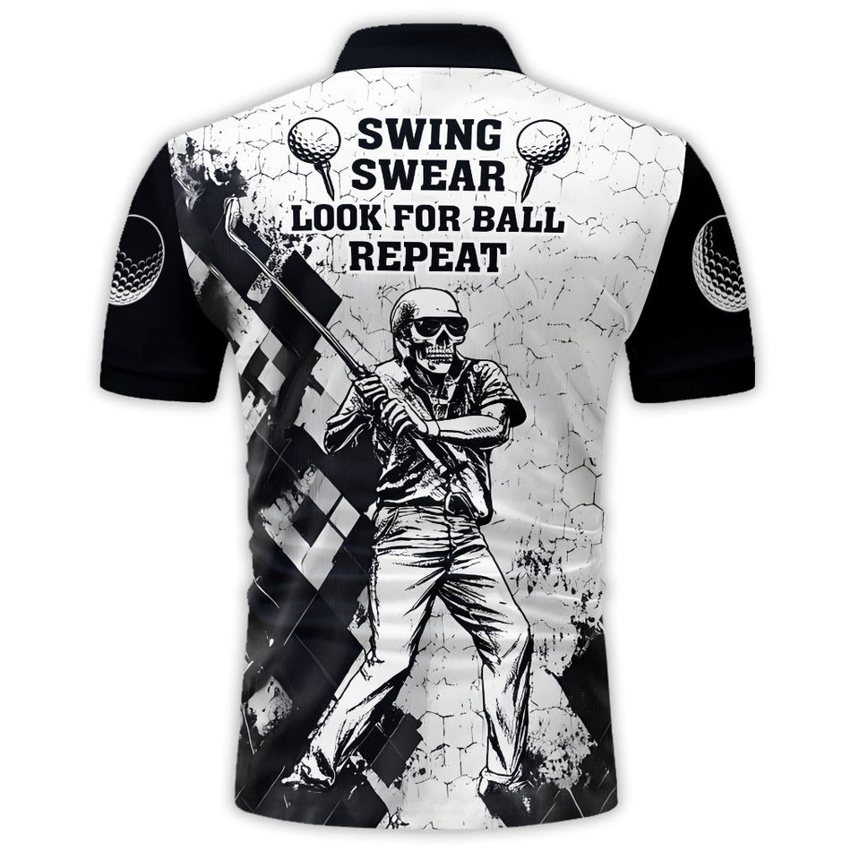 Look For Balls - Personalized Golf Polo Shirt
