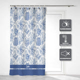 Toile De Jouy Chinoiserie Book - Personalized Book Blackout Window Curtain/ Drapes Set