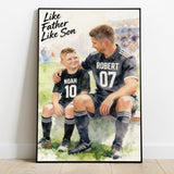 Custom Sport - Personalized Father Canvas And Poster