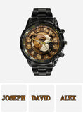 Brave American Staffordshire Terrier - Personalized Dog Hand Watch