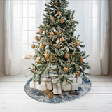 Winter Wolf - Personalized Wolf Shaped Tree Skirt