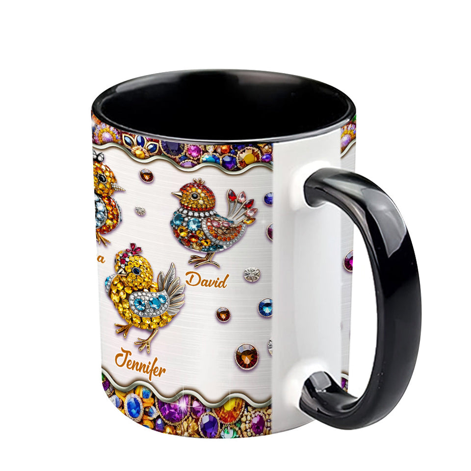 Mama Hen - Personalized Mother Accent Mug